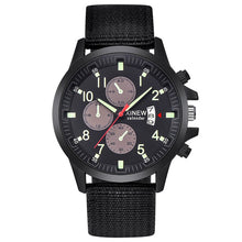Load image into Gallery viewer, XINEW Men's Military Steel Military Date Quartz Analog Army Casual Dress Wrist Watches Dropshipping 0807