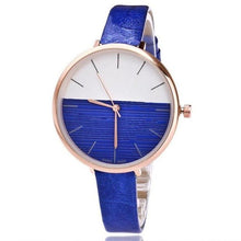 Load image into Gallery viewer, Quartz Watch Women Fashion Casual  Round Case Glass  Wristwatches Leather Band 2018  Casual  Montre femme Watch  18FEB3
