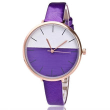 Load image into Gallery viewer, Quartz Watch Women Fashion Casual  Round Case Glass  Wristwatches Leather Band 2018  Casual  Montre femme Watch  18FEB3
