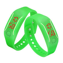 Load image into Gallery viewer, Delicate  Mens Womens New Fashion Designer Silicone LED Watch Date Sports Bracelet Digital Wrist Watch DROP SHIPPING J18W30 HY
