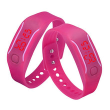 Load image into Gallery viewer, Delicate  Mens Womens New Fashion Designer Silicone LED Watch Date Sports Bracelet Digital Wrist Watch DROP SHIPPING J18W30 HY
