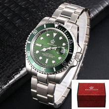 Load image into Gallery viewer, Luxury Reginald Watch Men Rotatable Bezel GMT Sapphire Glass Date Stainless Steel Women Mens Sport Quartz Watches Reloj Hombre
