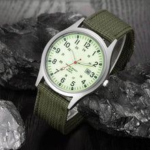 Load image into Gallery viewer, Military Army Men's Date Canvas Band Stainless Steel Sport Quartz Wrist Watch relojes hombre 2017 montre homme july11
