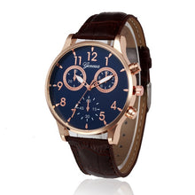 Load image into Gallery viewer, GEMIXI Design Leather Band Analog Alloy Quartz Wrist Watch gift clock men watch Relojes para hombre Montres homme dignity
