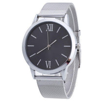 Load image into Gallery viewer, Women Watches Ladies Silver Stainless Steel Mesh Band  Wristwatches Fashion Luxury     Clock  Woman Quartz   Watch   18MAY17
