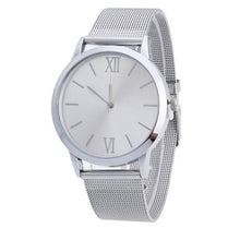 Load image into Gallery viewer, Women Watches Ladies Silver Stainless Steel Mesh Band  Wristwatches Fashion Luxury     Clock  Woman Quartz   Watch   18MAY17
