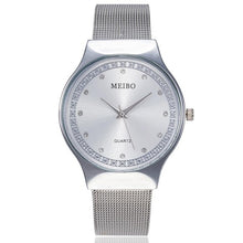 Load image into Gallery viewer, MEIBO Watch  Top Brand Luxury Stainless Steel Watches Women Quartz Fashion Casual   Women Watches relojes para mujer   18JUL12
