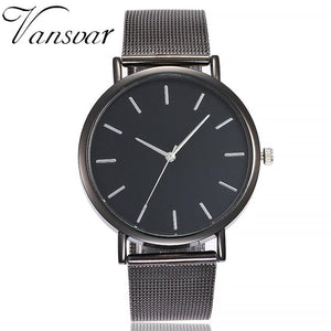 vansvar Casual Quartz Stainless Steel Band Marble Strap Watch Analog Wrist Watch woman watch 2018 brand luxury fashion wach