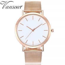 Load image into Gallery viewer, vansvar Casual Quartz Stainless Steel Band Marble Strap Watch Analog Wrist Watch woman watch 2018 brand luxury fashion wach