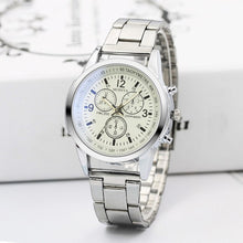 Load image into Gallery viewer, Luxury Style Fashionable High Hardness Glass Mirror Men And Women General Mesh Belt Watch dress Clock Gift for Lovers 2018
