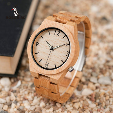 relogio masculino BOBO BIRD Wood Watch Men Top Brand Luxury Wooden Timepieces Great Men's Gift Drop Shipping W-D27