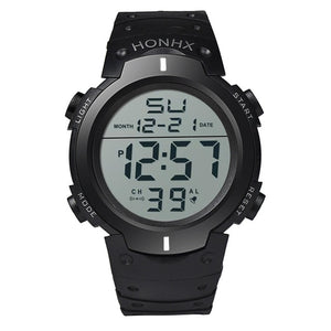 Fashion Waterproof Men's Boy LCD Digital Stopwatch Date Rubber Sport Wrist Watch Luminous wrist watch Luxury brands Sport #20