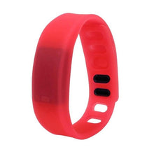 Load image into Gallery viewer, Womens Mens Rubber LED Watch Date Sports Bracelet Digital Wrist Watch
