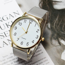 Load image into Gallery viewer, Men's Watches  Unisex Simple Business Quartz Wristwatch  Stainless Steel Fashion  reloj hombre Watch Men Clock 18OCT19
