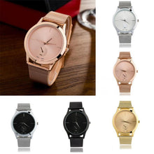 Load image into Gallery viewer, Fashion Alloy Belt Watch Unisex Minimalist Style Quartz Watch p7527
