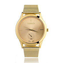 Load image into Gallery viewer, Fashion Alloy Belt Watch Unisex Minimalist Style Quartz Watch p7527
