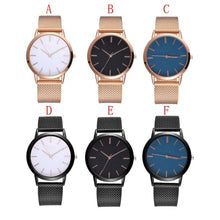 Load image into Gallery viewer, Women Watches 2018 New Zegarek Damski Rose Gold Bracelet Watch Stainless Steel Auto Date Watch Clock bayan kol saati
