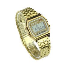 Load image into Gallery viewer, OTOKY Fashion 2018 Vintage Womens Men Stainless Steel Digital Alarm Stopwatch Wrist Watch Crystal Stainless women watches luxury
