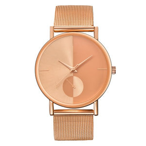 2018 Fashion Women Watches Personality Romantic Rose Gold Wrist Watch Stainless Steel Ladies Clock montre femme reloj mujer