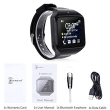Load image into Gallery viewer, XGODY S2.0 Bluetooth Smart Watch Phone Call Smartwatch SIM TF Card 0.3MP Camera Men Women Wearable Devices for IOS Android