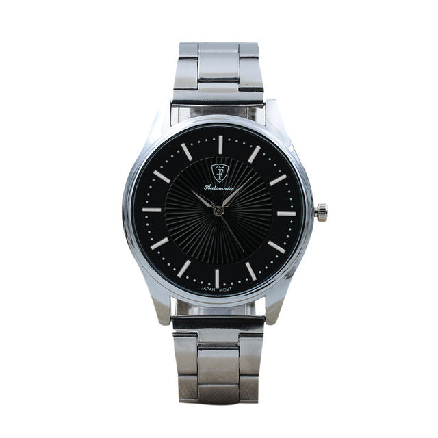 Men's Watch Mens Gold Watches Diamond Dial Gold Steel Analog Quartz Wrist Watch drop shipping 2018JUL10