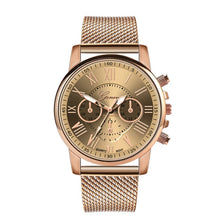 Load image into Gallery viewer, 2018 New Fashion Faux Chronograph Plated Classic Geneva Quartz Ladies Watch Women Crystals Wristwatches Relogio Feminino Gift