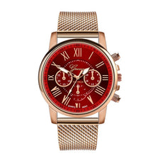Load image into Gallery viewer, 2018 New Fashion Faux Chronograph Plated Classic Geneva Quartz Ladies Watch Women Crystals Wristwatches Relogio Feminino Gift