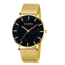 Load image into Gallery viewer, Susenstone Ladies Watch Starry Sky Diamond Dial Women Bracelet Watches Magnetic Stainless wrist watches for women Silicone
