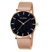 Load image into Gallery viewer, Susenstone Ladies Watch Starry Sky Diamond Dial Women Bracelet Watches Magnetic Stainless wrist watches for women Silicone
