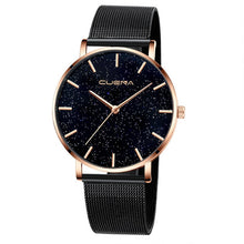 Load image into Gallery viewer, Susenstone Ladies Watch Starry Sky Diamond Dial Women Bracelet Watches Magnetic Stainless wrist watches for women Silicone
