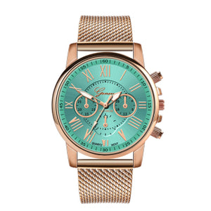 2019 Luxury Brand lady Crystal Watch Women Dress Watch Fashion Rose Gold Quartz Watches Female Stainless Steel Wristwatches