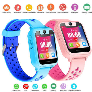 2019 New Smart Watch Locator Tracker Anti-Lost Safe SOS GPS Baby Watch Phone For IOS Android Kids Toy Gift