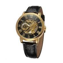 Load image into Gallery viewer, Mens Watches Top Brand Luxury Mechanical Watch Splendid 3D Hollow Engraving Case Skeleton Dial Sport Watches Relogio Masculino
