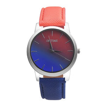 Load image into Gallery viewer, Luxury Retro Rainbow Design Women Lady Dress Watches Leather Band Quartz Wrist Watch Bracelet Digital Relogio Feminino Saat Gift
