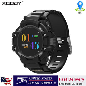 XGODY F7 Smartwatch Built In GPS Digital Sports Bluetooth Outdoor Smart Watch Pedometer Fitness Tracker Men For IOS Android