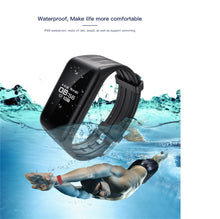 Load image into Gallery viewer, HIPERDEAL Fitness Bracelet Heart Rate Monitor Itness Blood Pressure Oxygen Heart Rate Monitor Smart Watch Band Bracelet HW

