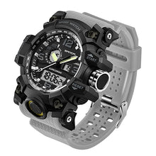 Load image into Gallery viewer, SANDA 742 Sports Men's Watches G style Waterproof LED Quartz Sport  Military Watch S Shock Male Clock relogios masculino 2019
