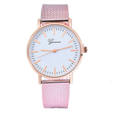 Load image into Gallery viewer, 2019 Fashion Brand Watches ladies GENEVA Women Classic Quartz Silica Gel Wrist Watch Bracelet Watches With Crystals Clocks