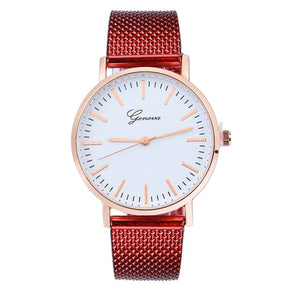 2019 Fashion Brand Watches ladies GENEVA Women Classic Quartz Silica Gel Wrist Watch Bracelet Watches With Crystals Clocks