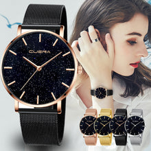 Load image into Gallery viewer, 2019  Watches  Brand Luxury Casual Ladies Watch Starry Sky Diamond Dial Women Bracelet Watches Magnetic Stainless dropshipping