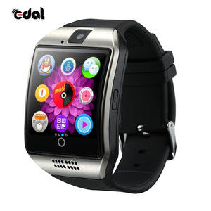 US Shipping Q18 Smart watch with Touch Screen camera TF card Bluetooth smartwatch for Android IOS Phone