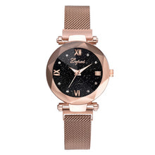 Load image into Gallery viewer, 2019 New Arrival Lvpai Fashion Starry Sky Stainless Steel Mesh Belt Watch Casual Quartz Watch Mechanical Watches women feminino
