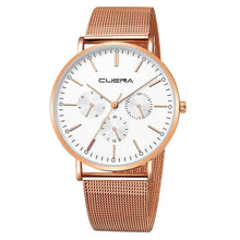 Load image into Gallery viewer, 2019 New Watch Fashion Mens Watch Slim Mesh Steel Waterproof Minimalist Wrist Watches Luxury Watch 22*
