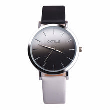 Load image into Gallery viewer, Fashion Ladies Women Wrist Watches Rainbow Pattern PU Leather Quartz Woman Watches Reloj Mujer Simple Leather Watch Bracelets
