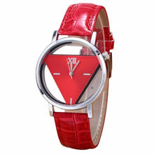 Load image into Gallery viewer, 2019 New Design Mens Womens Unique Hollowed-out Triangular Dial Black Fashion Watch Orologio reloj mujer Horloges Uhren xfcs
