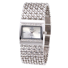 Load image into Gallery viewer, 2019  Watches  Brand Luxury Casual Luxury Ladies Metal Quartz Mesh Belt Rectangle Dial With Diamond Women Watche dropshipping