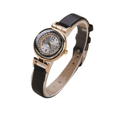 Load image into Gallery viewer, Ladies quartz wristwatch reloj mujer Women Fine Leather Band Diamond Analog Quartz Movement Wrist Watch Ladies Wristwatch Clock
