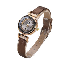 Load image into Gallery viewer, Ladies quartz wristwatch reloj mujer Women Fine Leather Band Diamond Analog Quartz Movement Wrist Watch Ladies Wristwatch Clock
