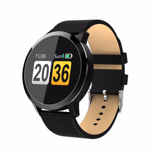 FATMOON Q8 Smart Watch Bluetooth 4.0 Passometer Heart Rate Blood Tracker Camera Men Women Smartwatch for iphone Huawei phone