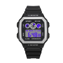 Load image into Gallery viewer, Luxury Men Analog Digital Military Army Sport LED Waterproof Wrist Watch Mens Army Silicone Wrist Watch Clock Hodinky Ceasuri
